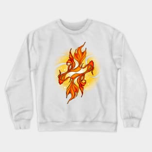 Pisces - Two Lost souls swimming in a fish bowl Crewneck Sweatshirt